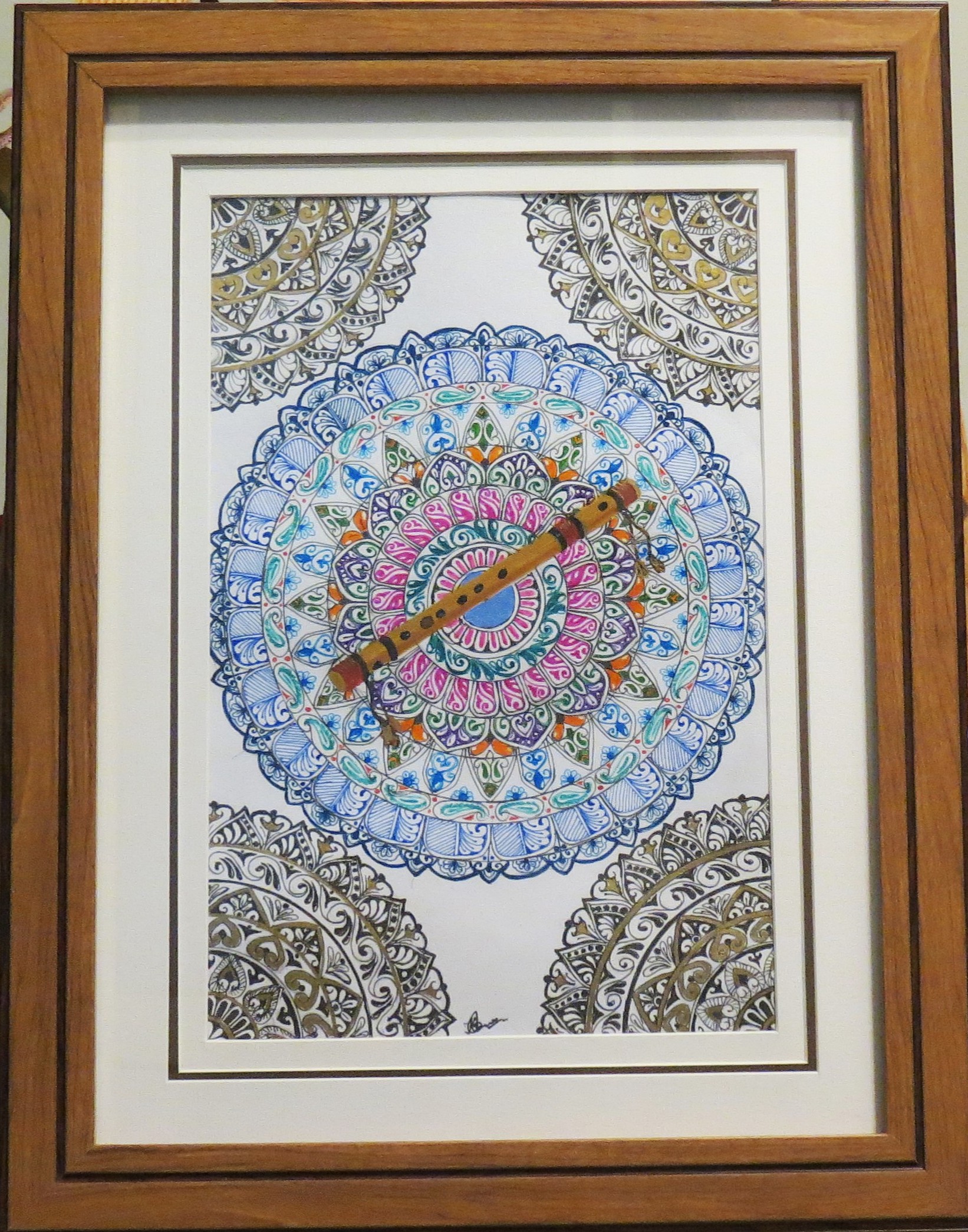 Enchanting Bansuri Flute Mandala