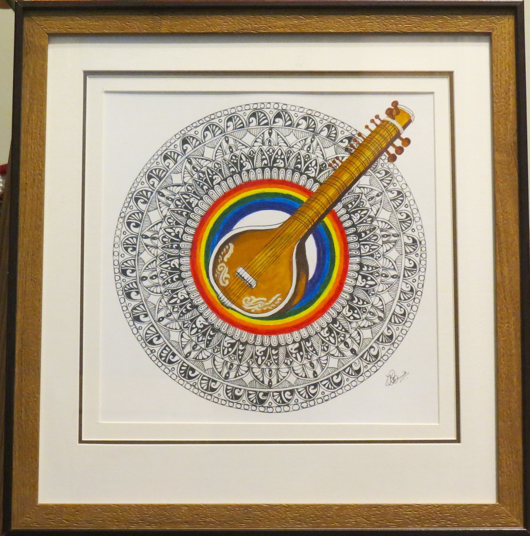 Rainbow Resonance Tanpura Mandala