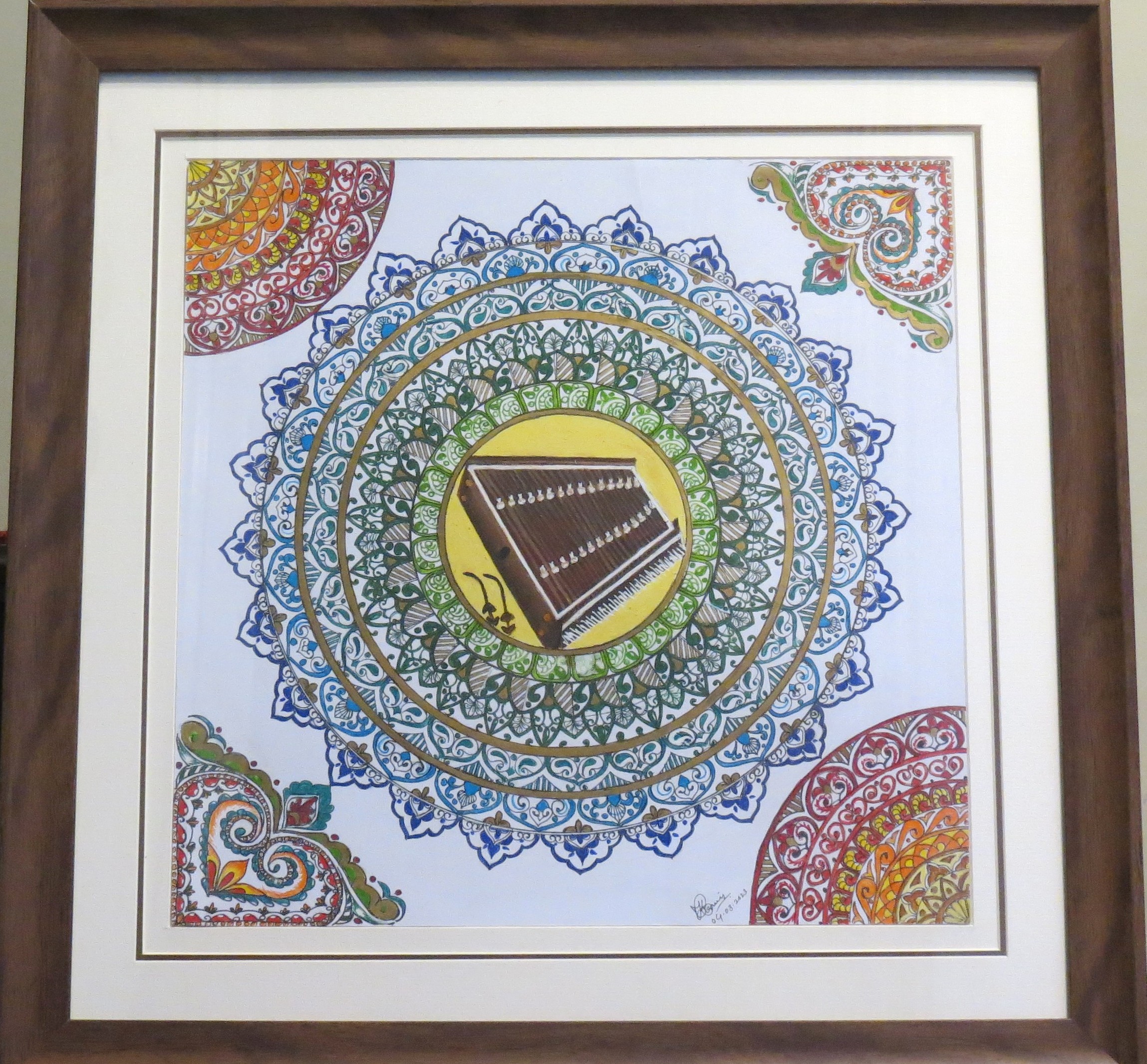 Harmonic Santoor Mandala