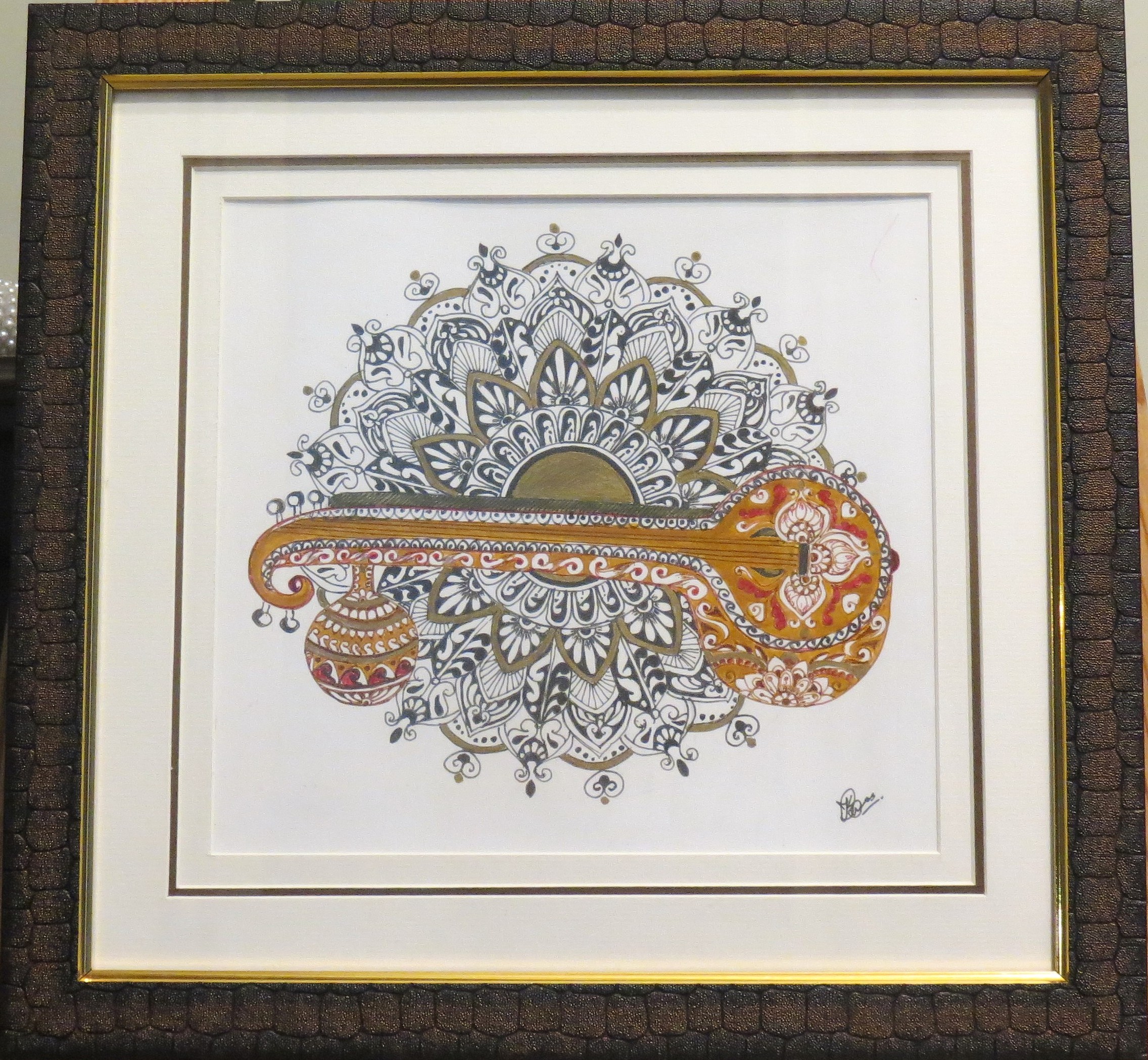 Divine Resonance Veena Mandala
